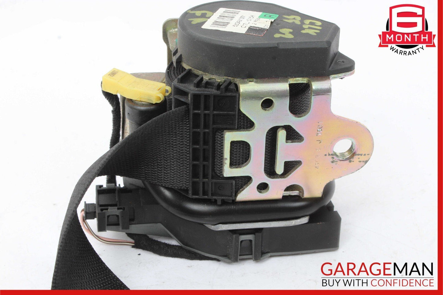 97-03 Mercedes W208 CLK320 CLK55 Front Right Seatbelt Seat Belt Retractor Black