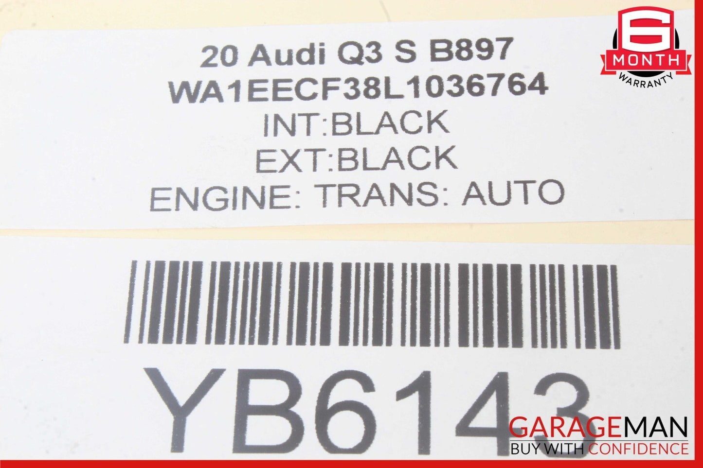 18-23 Audi Q3 TT Rear Left or Right Side Lower Control Arm OEM