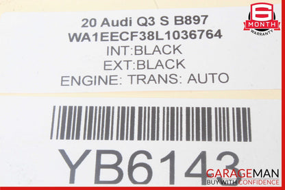 18-23 Audi Q3 TT Rear Left or Right Side Lower Control Arm OEM
