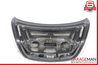 15-20 Mercedes W205 C300 Rear Trunk Lid Shell Cover Panel Black OEM