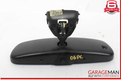 03-06 Porsche Cayenne 955 Interior Top Upper Rear View Mirror Black OEM