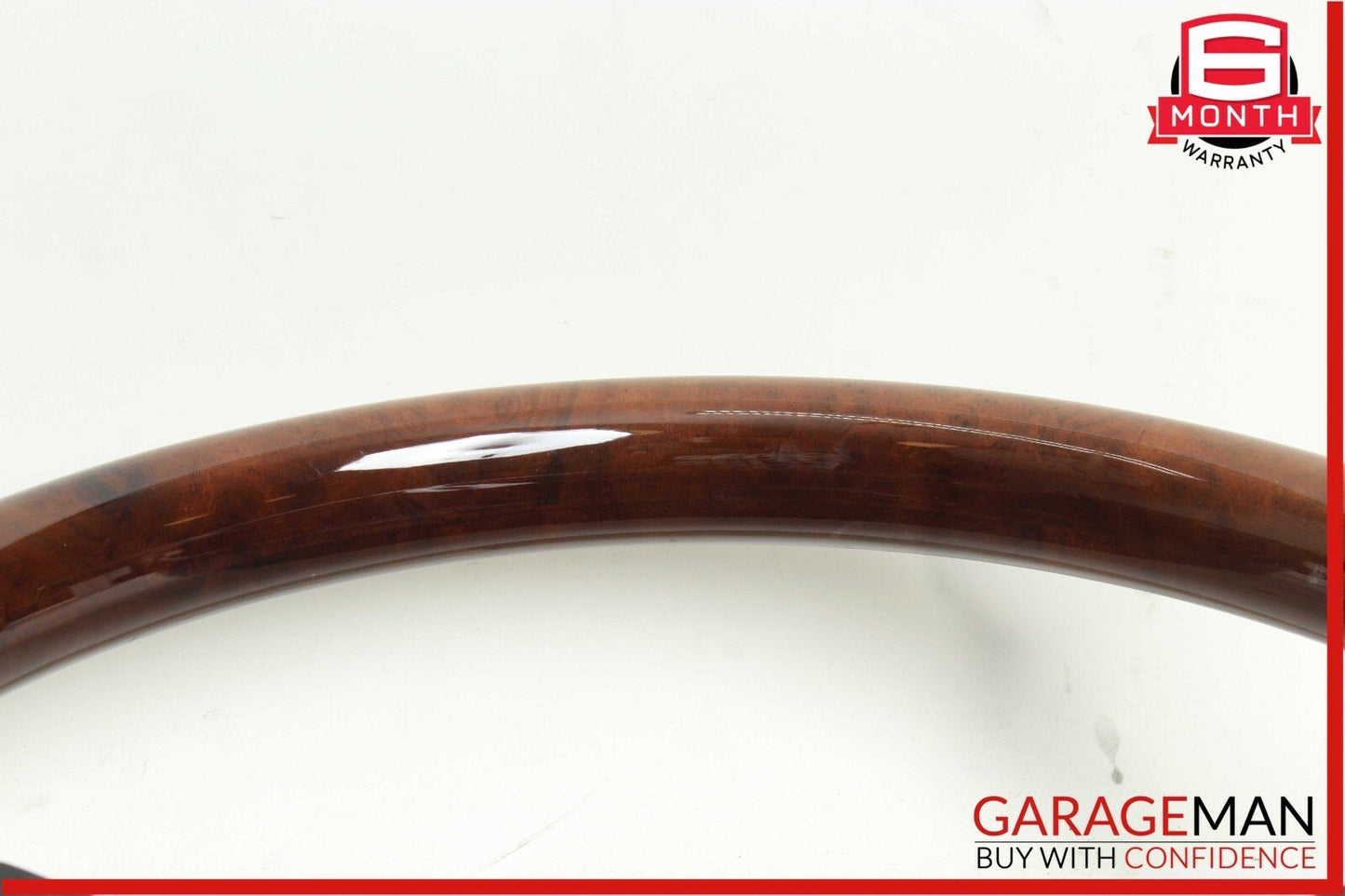 10-13 Mercedes W221 S400 S550 S600 S65 AMG 4 Spoke Steering Wheel Brown Wood OEM
