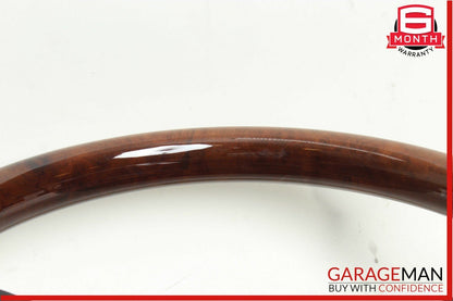 10-13 Mercedes W221 S400 S550 S600 S65 AMG 4 Spoke Steering Wheel Brown Wood OEM