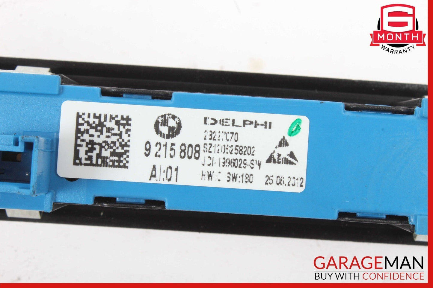 11-16 BMW 528i 535i 550i Front Left Seat Memory Switch Control 9215808 OEM