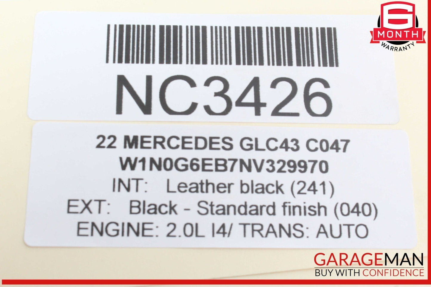 16-22 Mercedes X253 GLC43 AMG Rear Left Driver Side Lower Thrust Control Arm