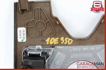 10-13 Mercedes W212 E350 E400 E63 Center Console Switch Trim Cover Bezel Wood