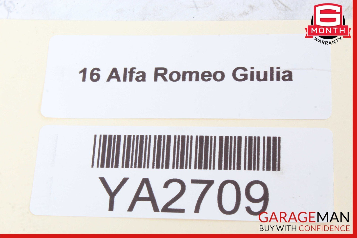 17-22 Alfa Romeo Giulia Front Left or Right Side Seat Headrest OEM