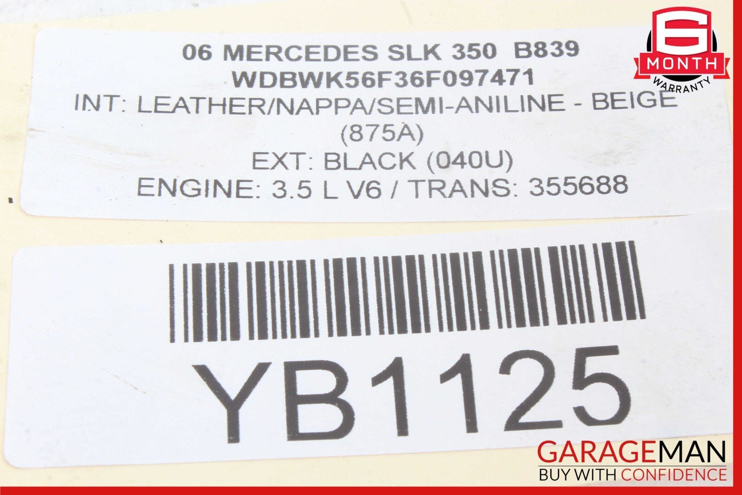 05-11 Mercedes R171 SLK350 Rear Left or Right Side Lower Thrust Control Arm OEM