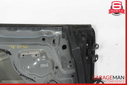 12-20 Tesla Model S Rear Left Driver Side Exterior Door Shell Panel Gray OEM