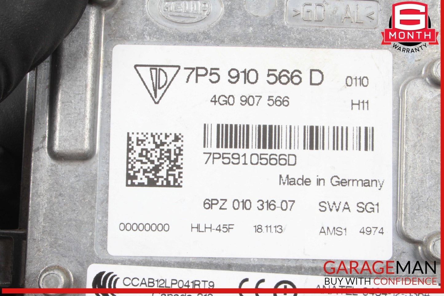 11-18 Porsche Cayenne 958 S Rear Bumper Blind Spot Distance Sensor Module OEM