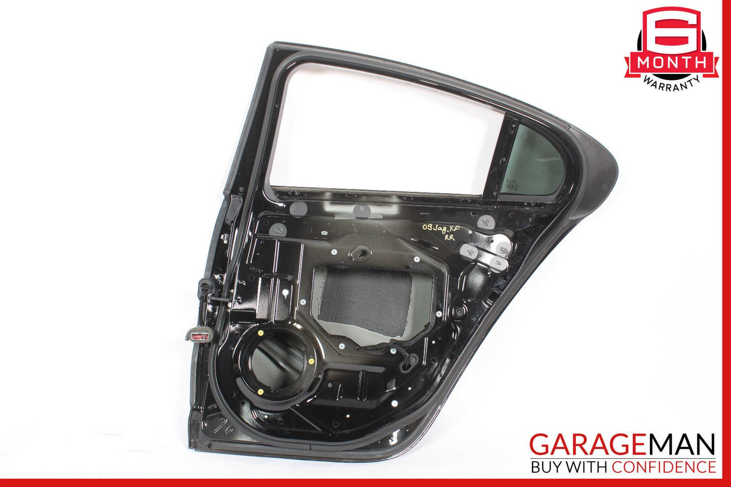09-15 Jaguar XF Rear Right Door Shell Panel Black OEM