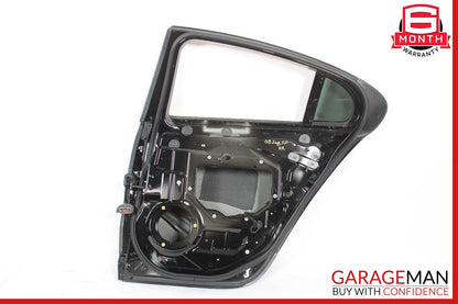 09-15 Jaguar XF Rear Right Door Shell Panel Black OEM