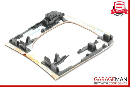 00-02 Mercedes W220 S600 Front Center Console Gear Shifter Trim Panel Cover Wood