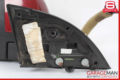 11-12 Nissan Leaf Front Left Driver Side Door Rear View Mirror Red OEM