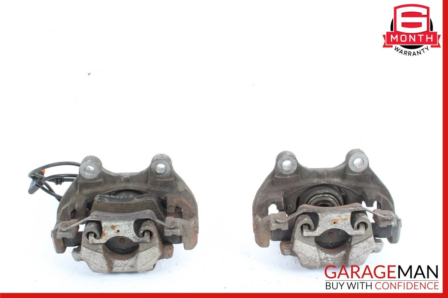 07-14 Mercedes W221 S550 Rear Left & Right Side Brake Caliper Calipers Set OEM