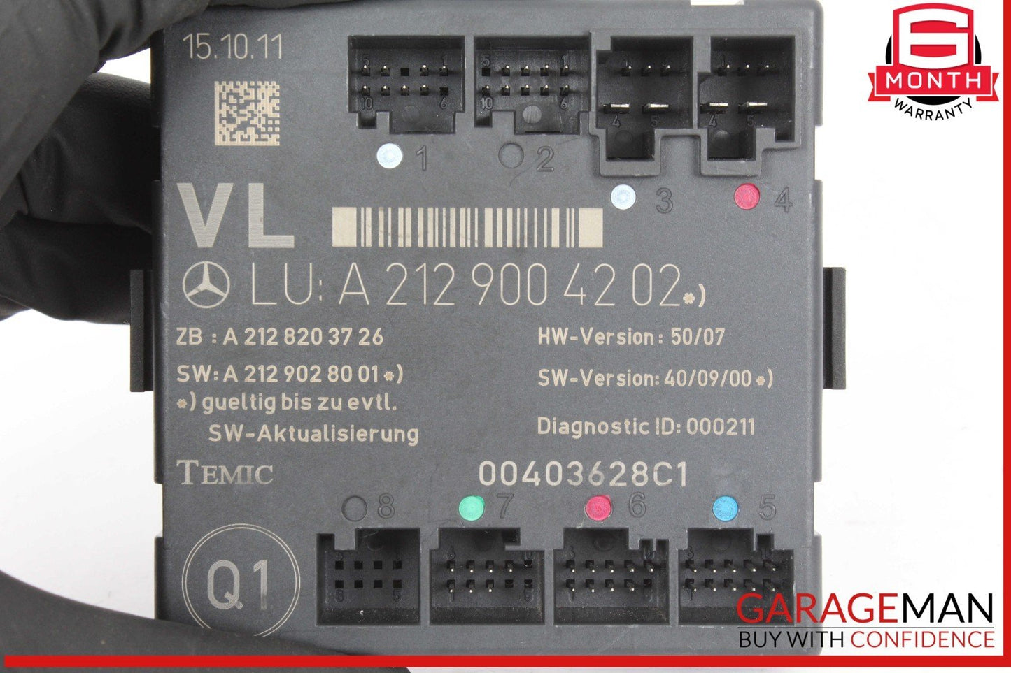 08-18 Mercedes W212 E550 E350 Front Left Side Door Control Module Unit OEM