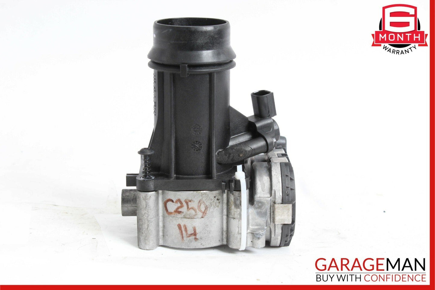 12-14 Mercedes W204 C250 1.8L Air Intake Pipe Hose w/ Pressure Sensor Assembly