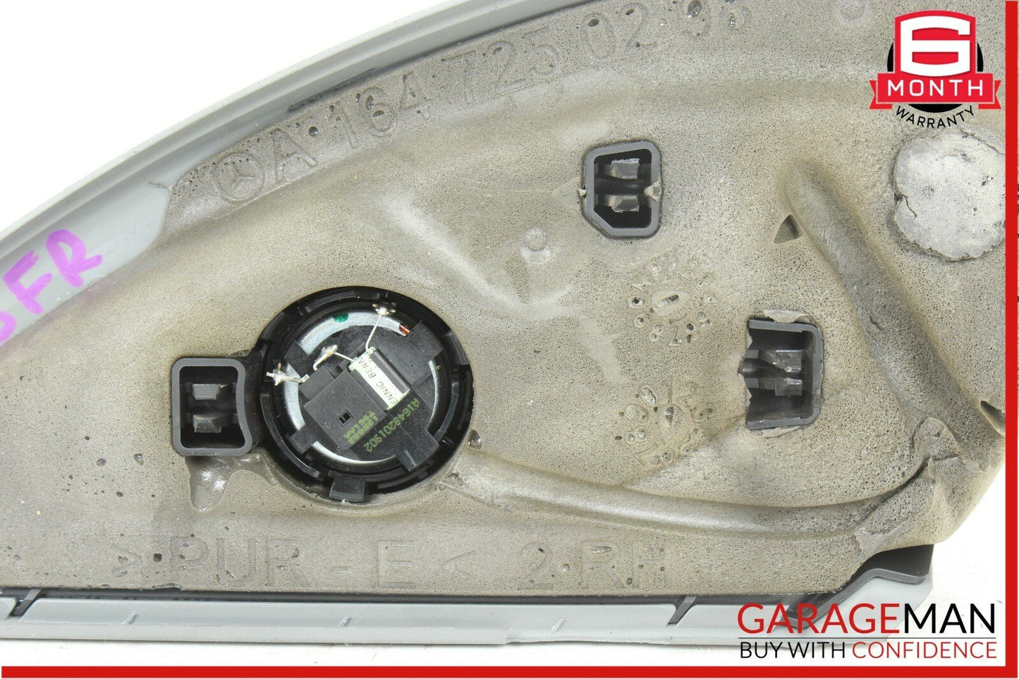 06-12 Mercedes GL450 ML350 Front Right Door Audio Tweeter Speaker Cover Grey OEM