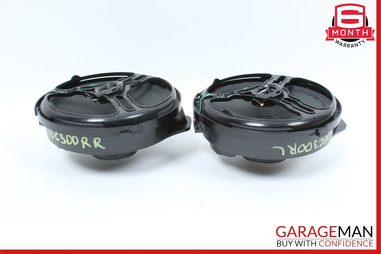 08-15 Mercedes X204 GLK350 C300 Rear Left & Right Door Sound Speakers Set of 2