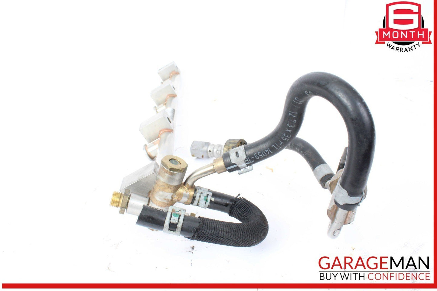 09-16 Audi S4 Upper Fuel Injector Rail 03H133316N OEM
