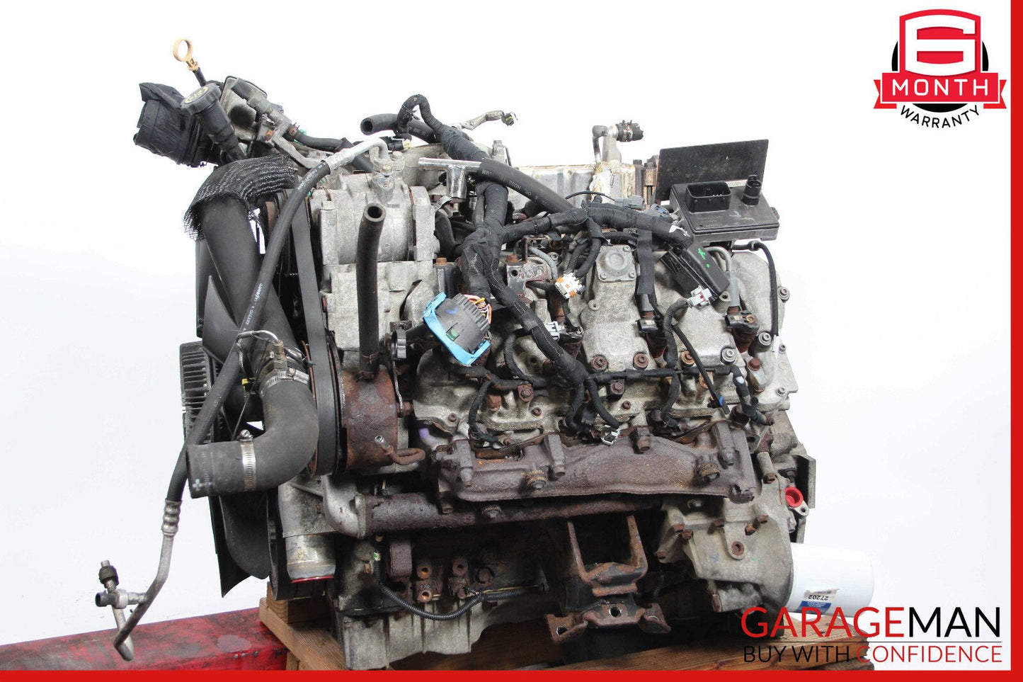 06-10 GMC Savana 6.6L Diesel Complete Engine Motor Block Assembly 241k