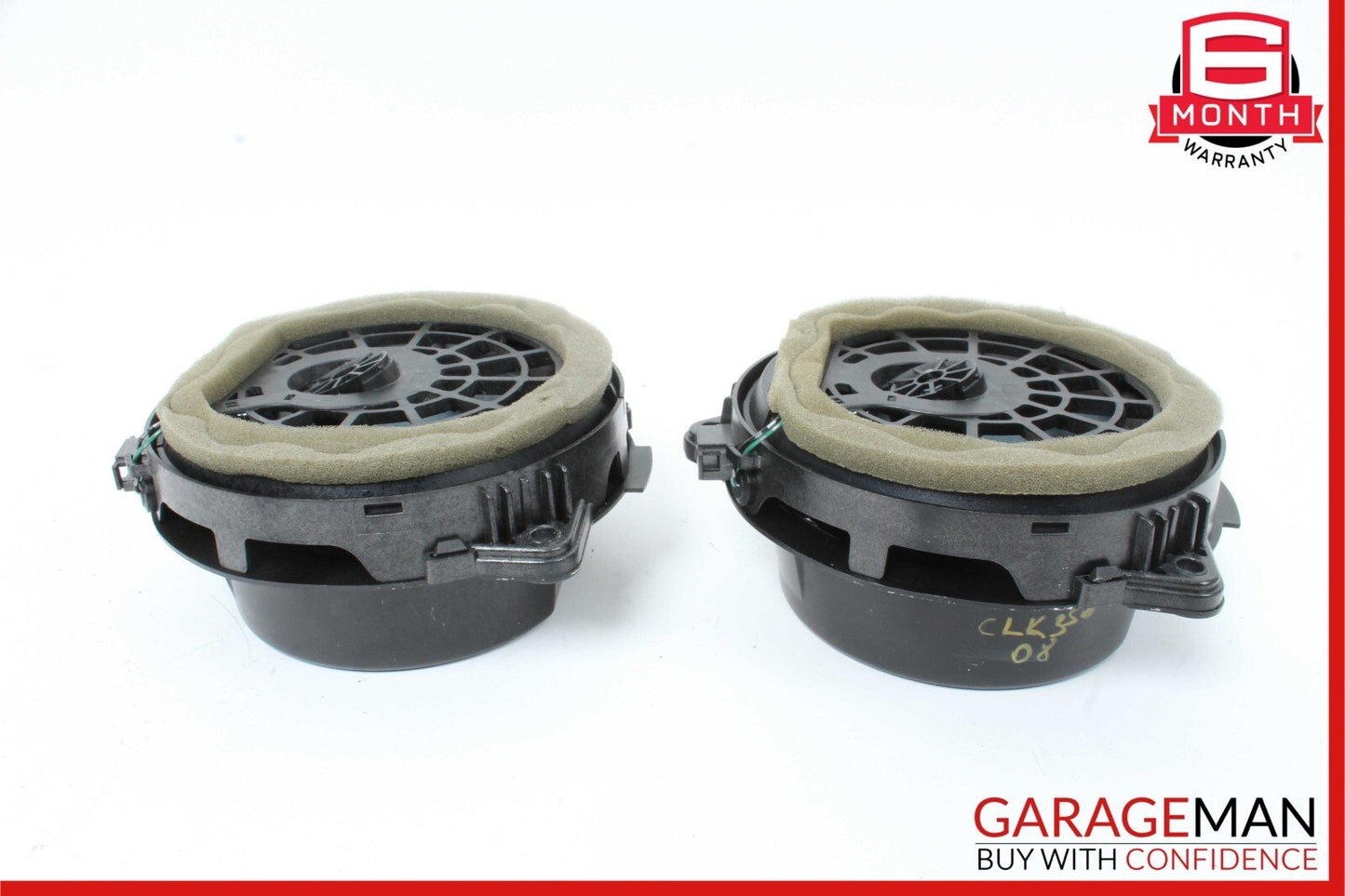 03-09 Mercedes W209 CLK350 C350 Rear Door Audio Sound Speaker Set of 2 Pc OEM