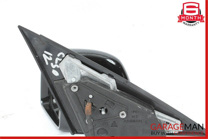 12-14 Mercedes W204 C250 C63 AMG Front Left Side Mirror Rear View Door Black OEM