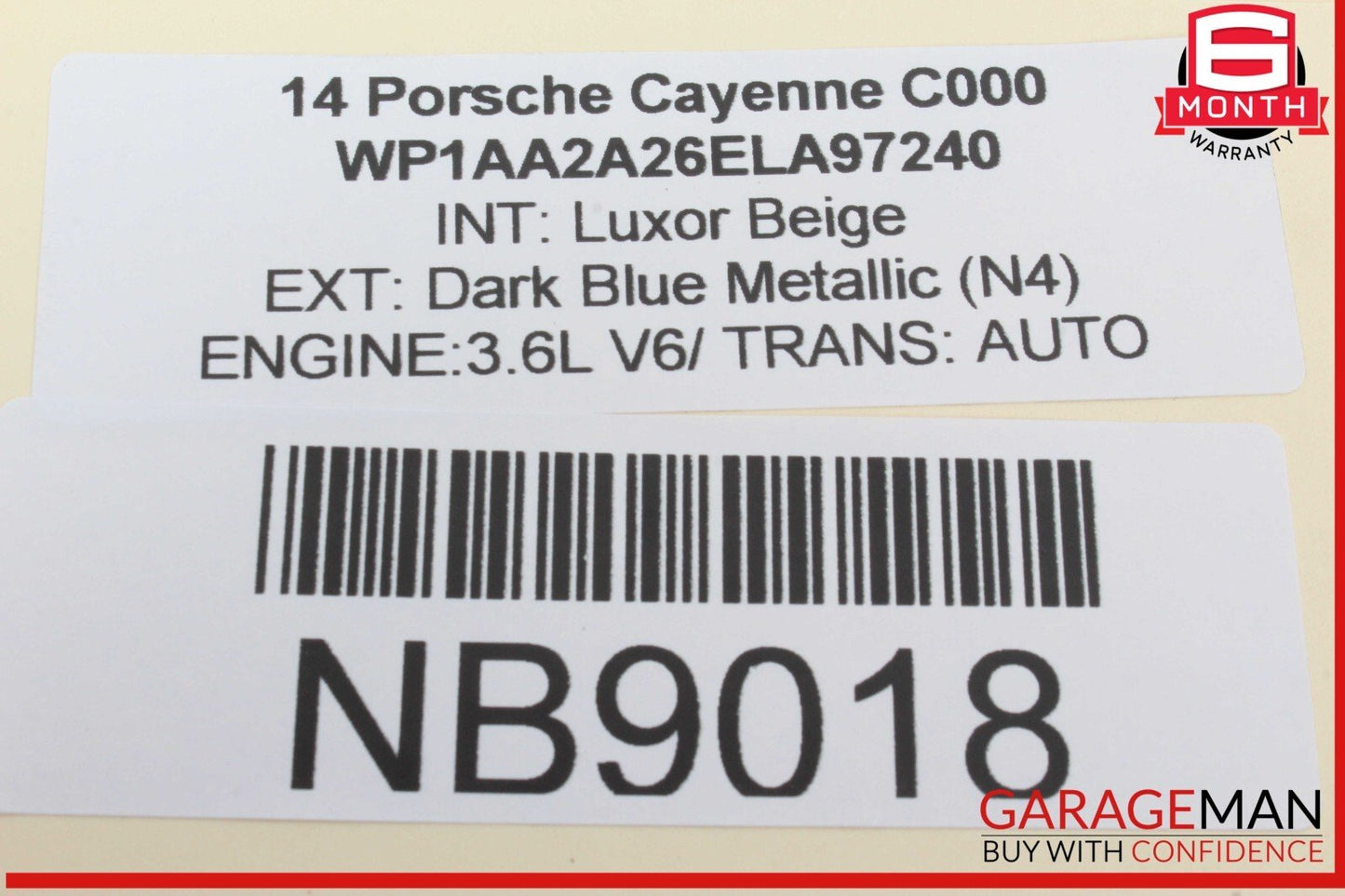 11-14 Porsche Cayenne 958 Rear Trunk Lid Liftgate Control Module OEM