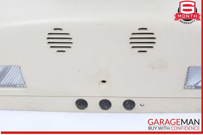 03-06 Mercedes R230 SL500 Interior Front Top Upper Rear View Mirror Beige OEM