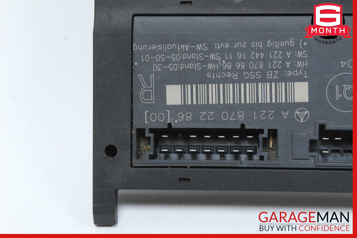 07-13 Mercedes W221 S550 S400 Front Right Side Under Seat Control Unit OEM