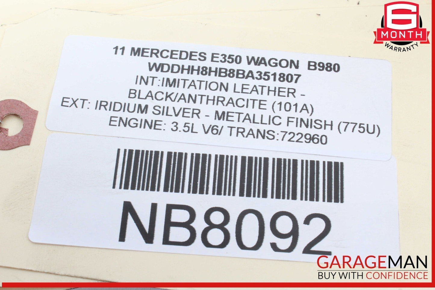 08-17 Mercedes W212 E350 Wagon Rear Left / Right Side Lower Control Arm OEM
