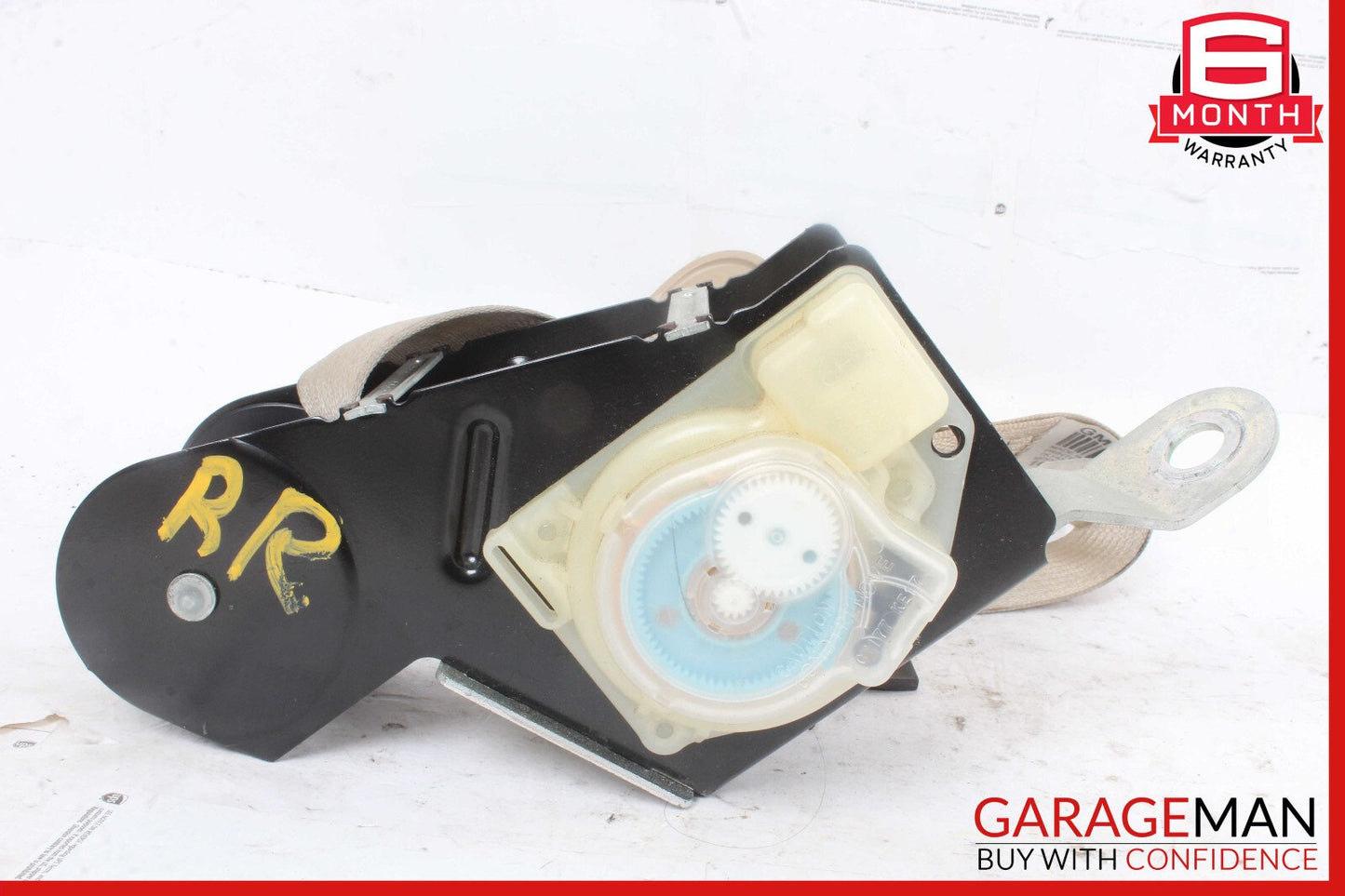 05-11 Cadillac STS Rear Right Seatbelt Seat Belt Retractor Beige OEM