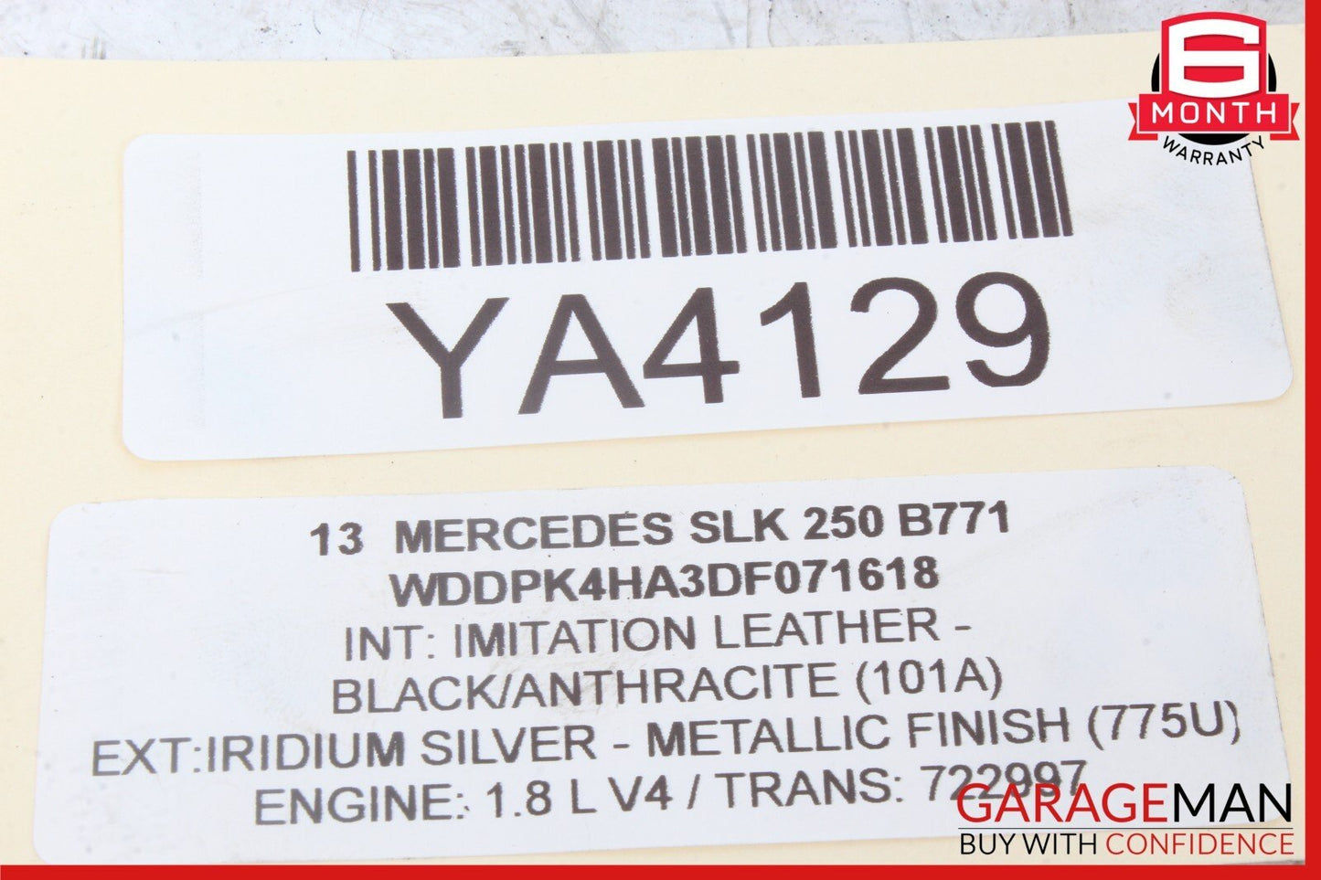 05-15 Mercedes R172 SLK250 Rear Left / Right Side Rearward Tie Rod Control Arm
