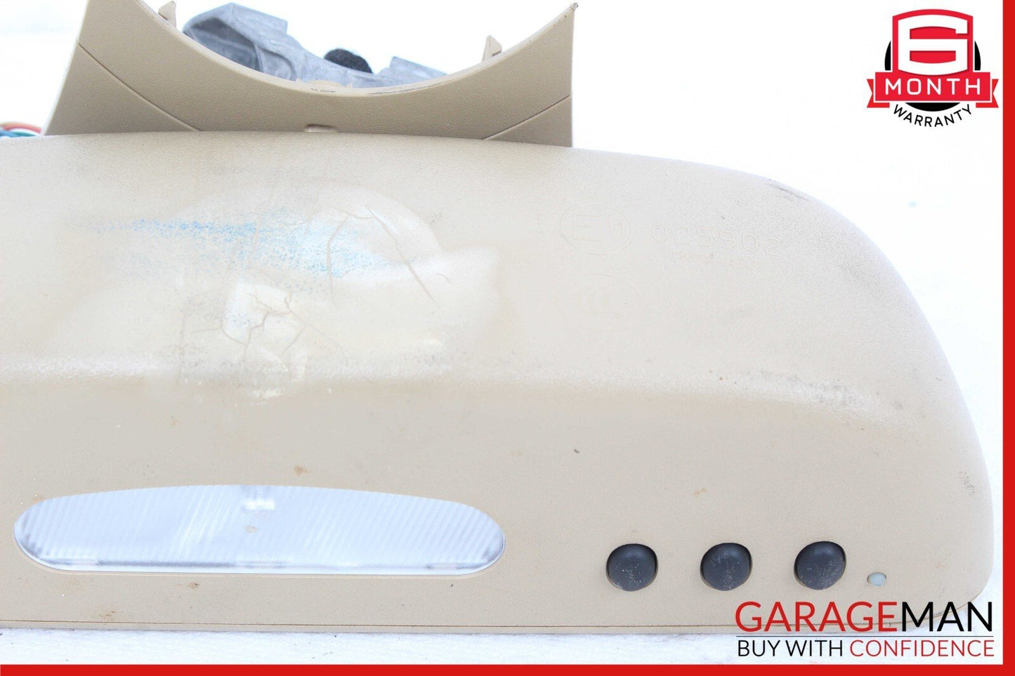 07-09 Mercedes W211 E350 E550 E63 AMG Interior Rear View Mirror Brown OEM