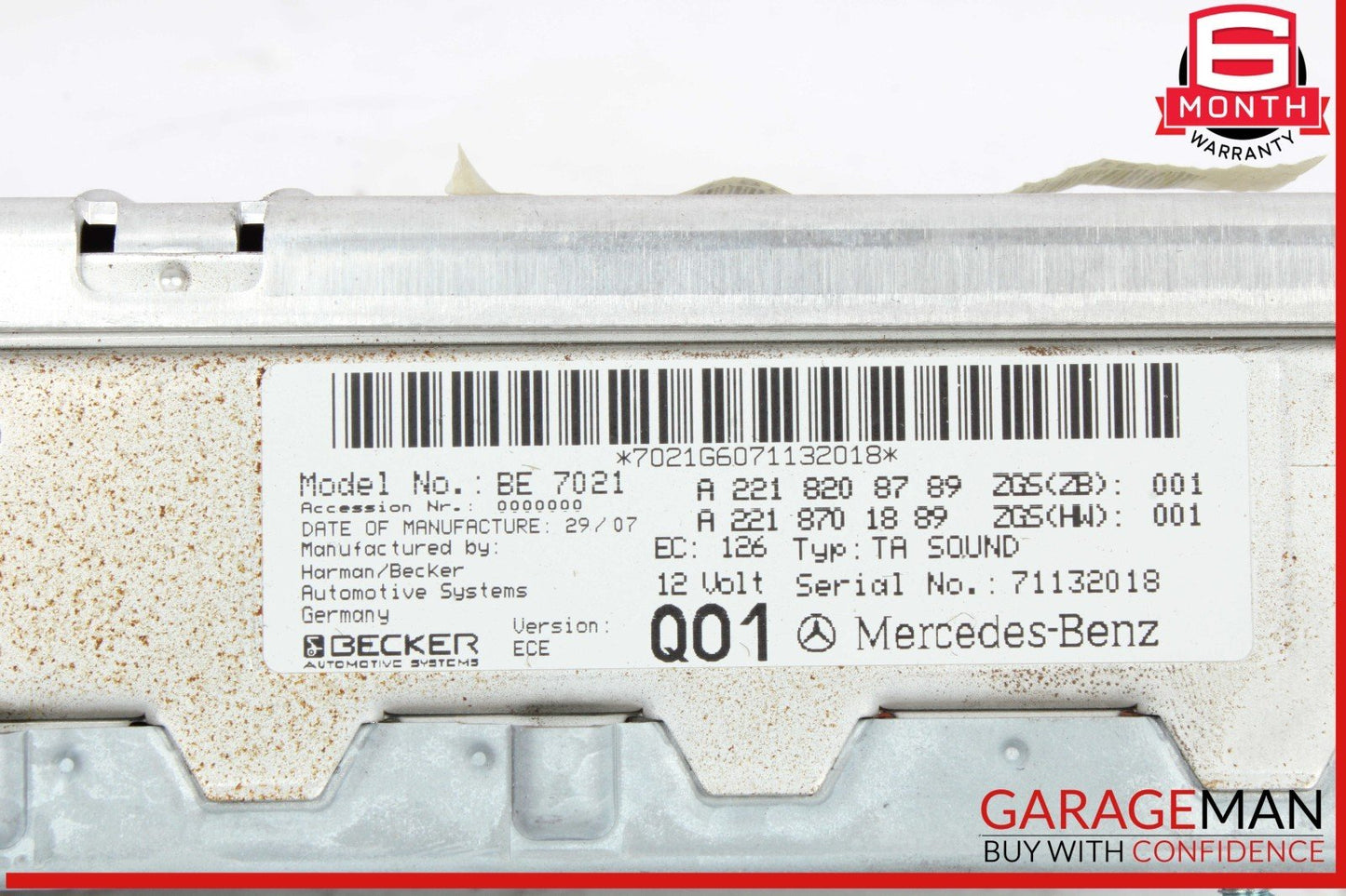 07-14 Mercedes W221 S550 Harman Becker Kardon Amplifier Assembly AMP OEM