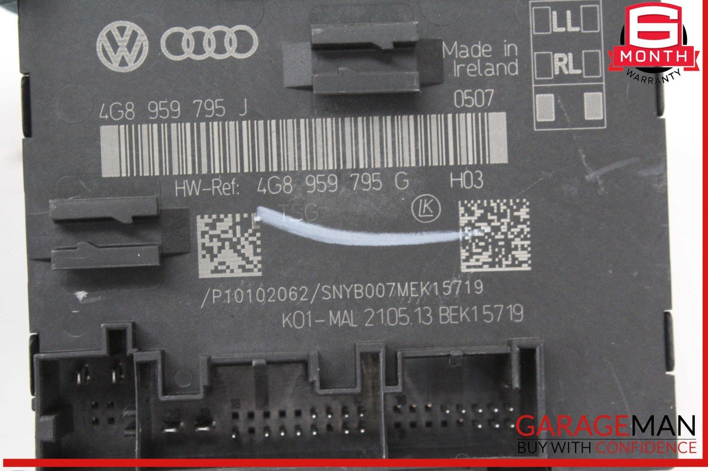 12-18 Audi A6 A7 Rear Left or Right Side Door Control Module Unit 4G8959795J OEM
