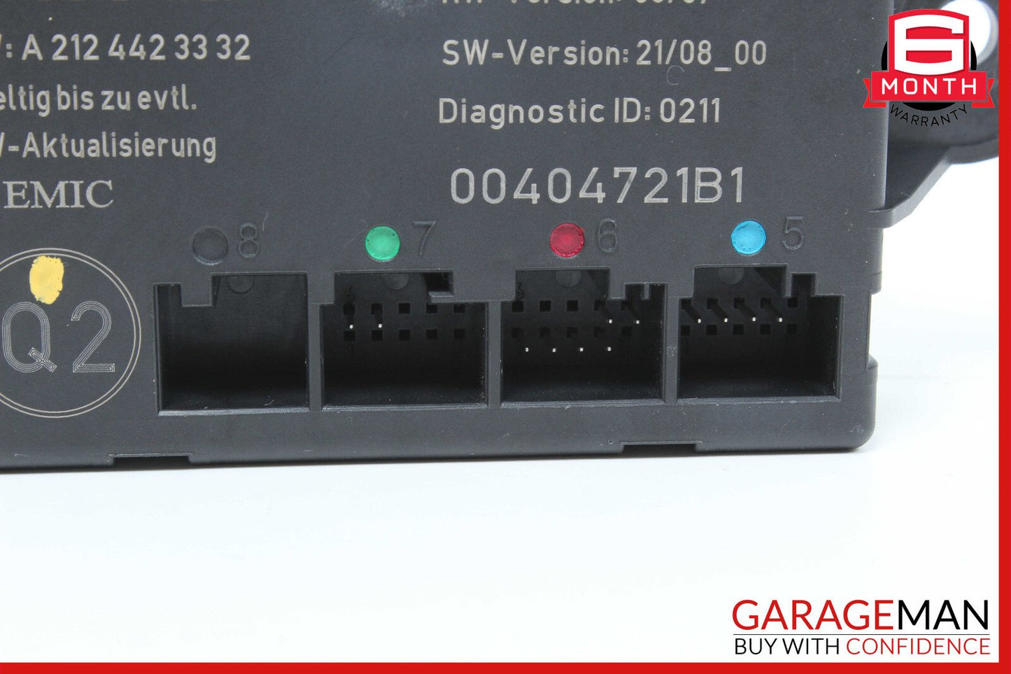 08-18 Mercedes W204 C300 GLK350 CLS550 Rear Right Side Door Control Module OEM