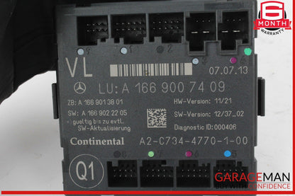 12-19 Mercedes X166 GL450 4MATIC Front Left Drive Side Door Control Module Unit