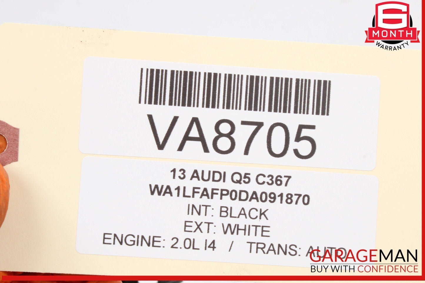 09-17 Audi Q5 SQ5 A4 A6 Front Right Passenger Side Fog Light Lamp 8T0941700B OEM