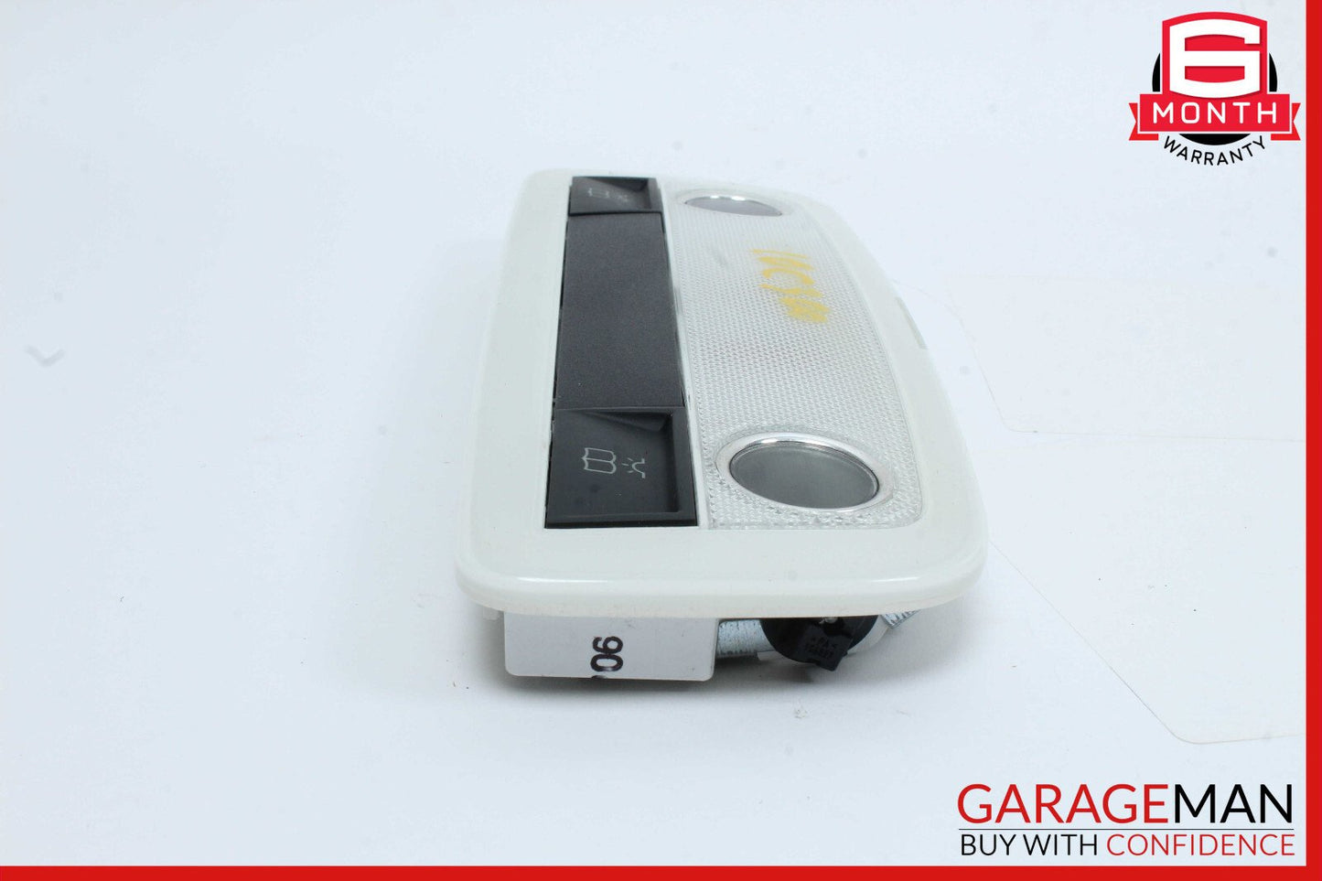 08-21 Mercedes W204 C300 GLK350 Rear Overhead Dome Light Black 2048204901 OEM