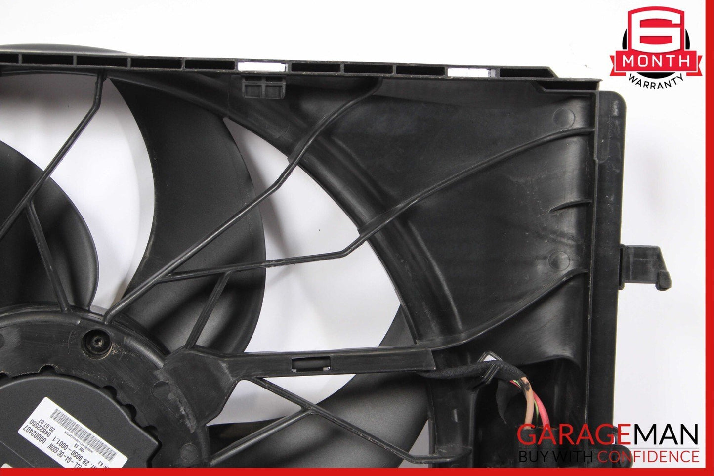 08-11 Mercedes W204 C300 Engine Radiator Cooling Fan Motor Assembly OEM