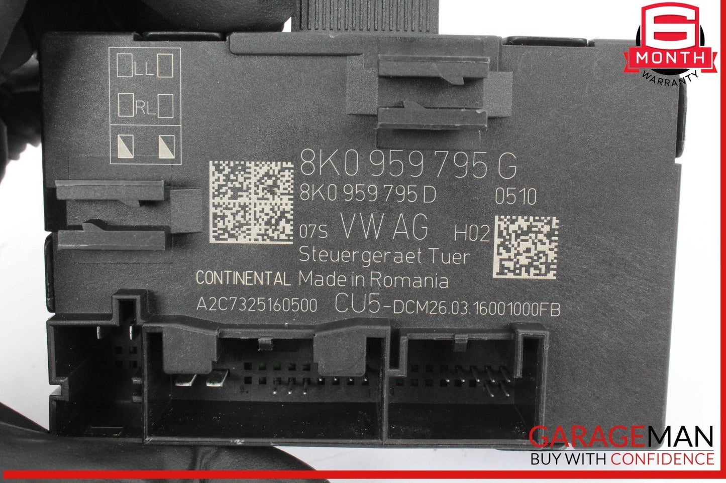 13-17 Audi SQ5 Q5 Rear Left Driver Side Door Control Module Unit 8K0959795G OEM