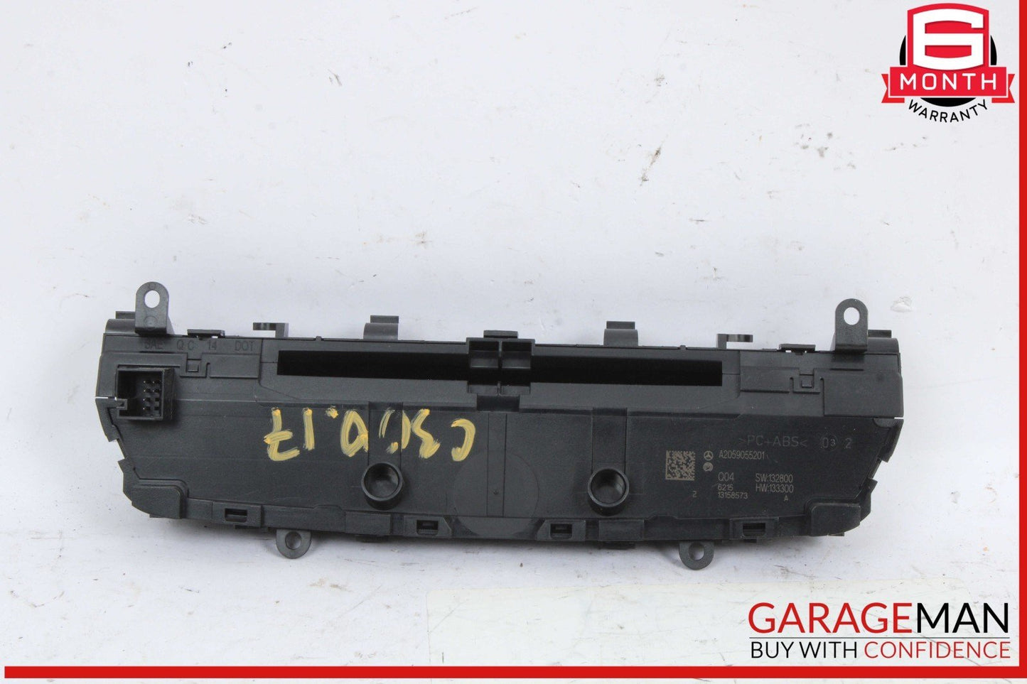15-19 Mercedes W205 C300 4MATIC Media Center Dashboard Hazard Control Switch OEM