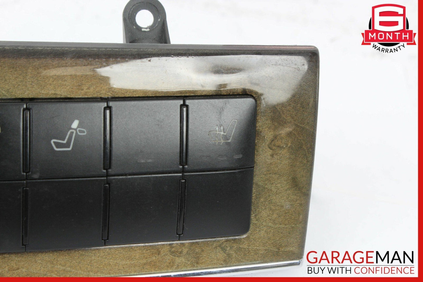 05-07 Mercedes W203 C230 Dashboard Dash Control Switch Panel Bezel Trim Walnut