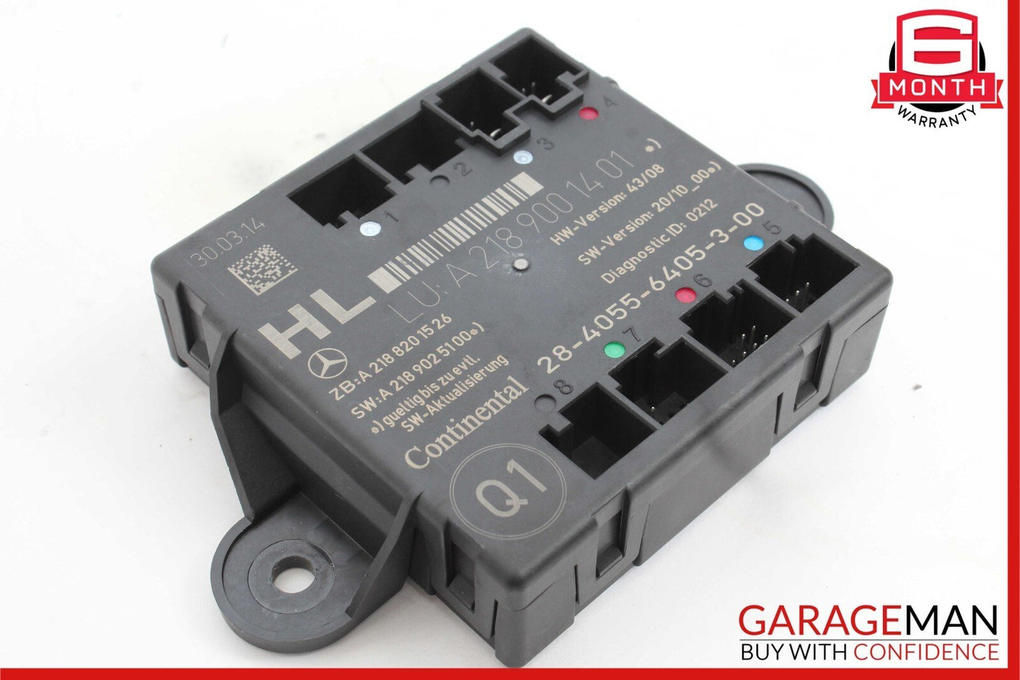 08-18 Mercedes W204 C250 CLS550 Rear Left Side Door Control Module Unit