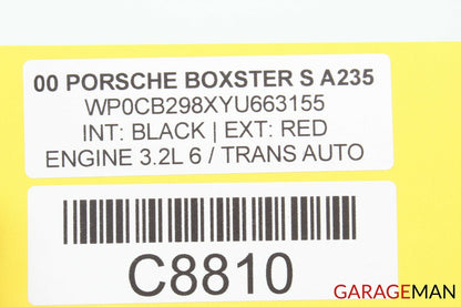 97-04 PORSCHE BOXSTER 986 FRONT RIGHT PASSENGER SIDE EXTERIOR DOOR HANDLE OEM