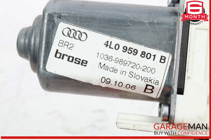 07-15 Audi Q7 Front Left Driver Side Window Regulator Motor 4L0959801B OEM