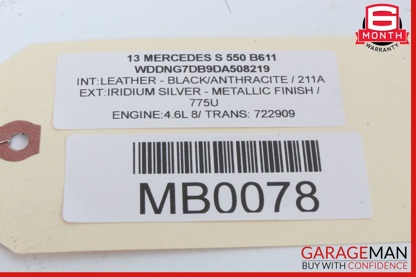 07-13 Mercedes W221 S550 S400 Rear Right or Left Side Door Control Module OEM