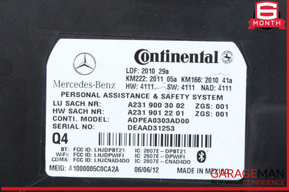 10-20 Mercedes W204 C250 GLA250 SL400 Communication Control Module Unit OEM