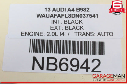 13-16 Audi A4 BCM Body Comfort Control Module Unit 8K0907064GL OEM